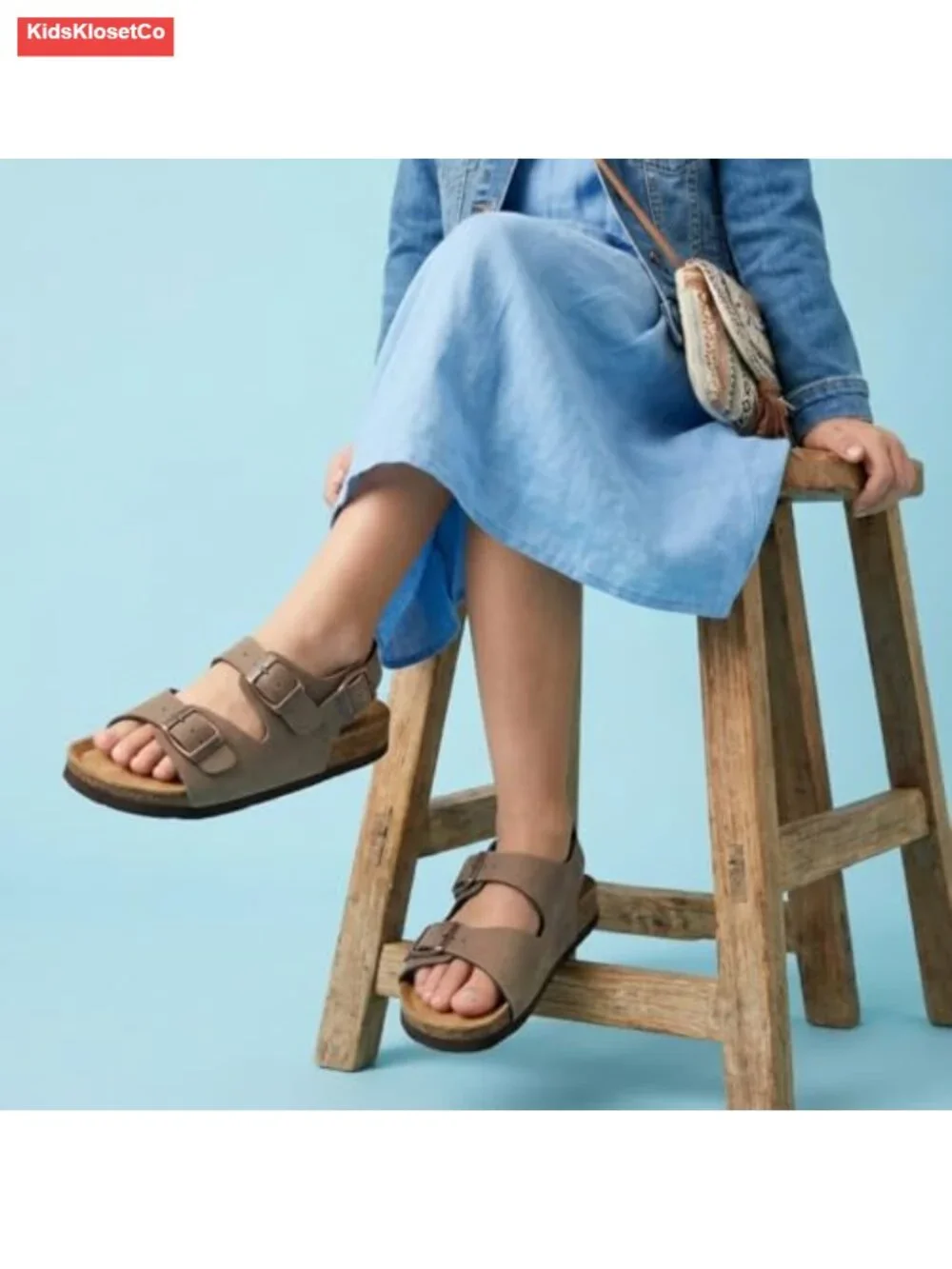 Adjustable Cork Footbed Sandal with +Comfort for Kids
